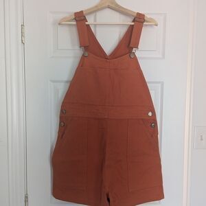 Big Bud Press Orange Unisex Short Overalls | Size M